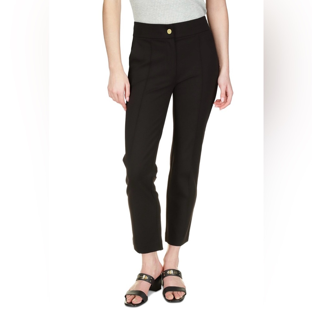 Women's High-Rise Ponte Pintuck Pants